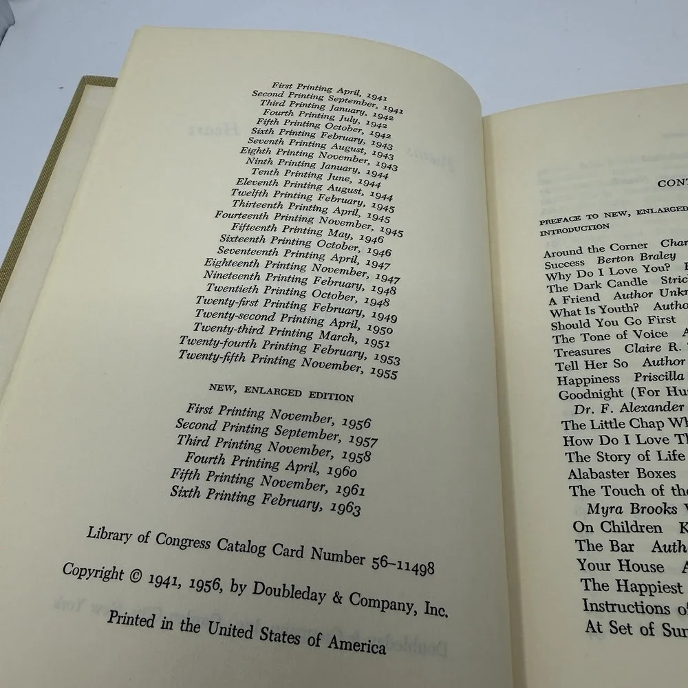 Poems That Touch the Heart A. L. Alexander Hardcover Enlarged Ed Doubleday 1956